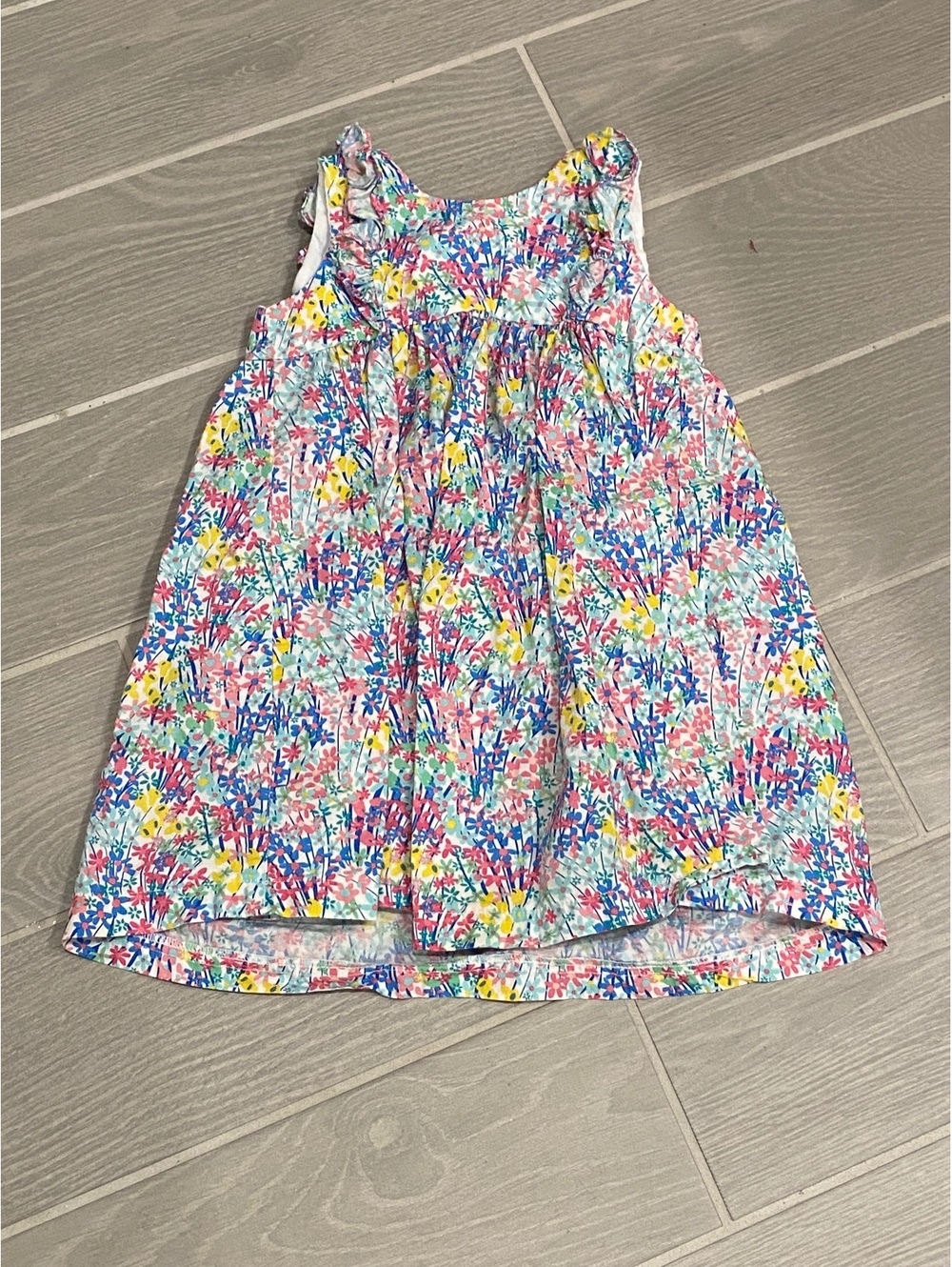 Blue Bumblebee Boutique Floral Dress for Girls Size 4T
